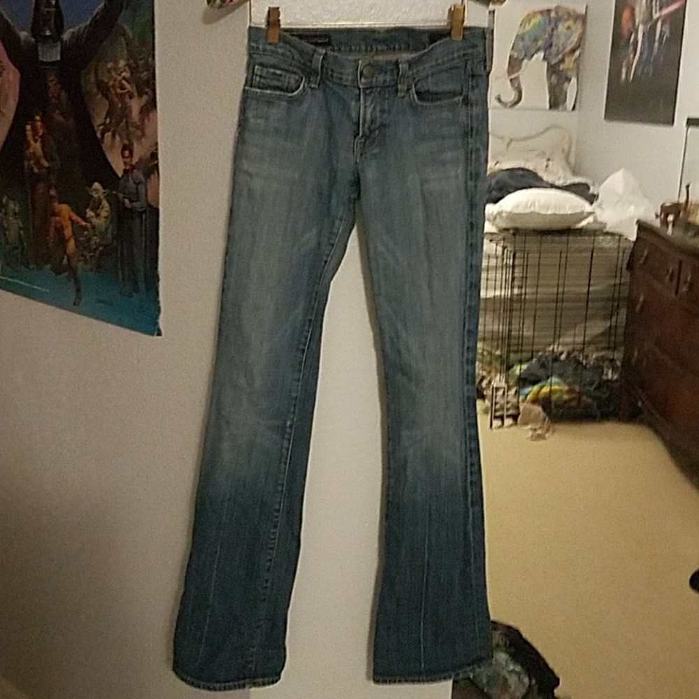 Lightly worn jeans